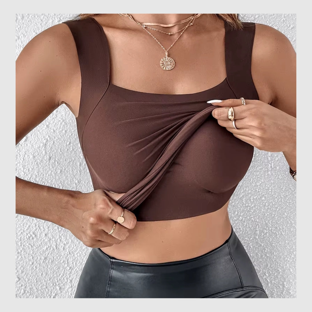 Débardeur shaper en U avec soutien-gorge intégré