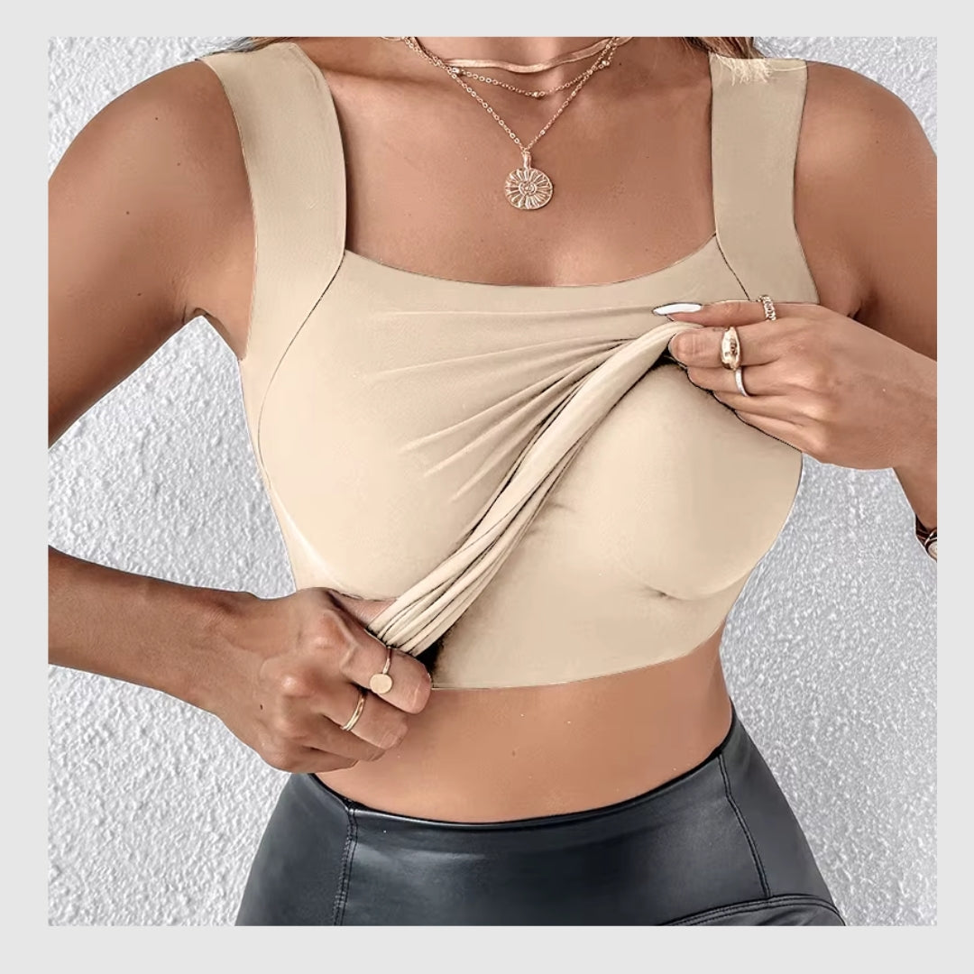 Débardeur shaper en U avec soutien-gorge intégré