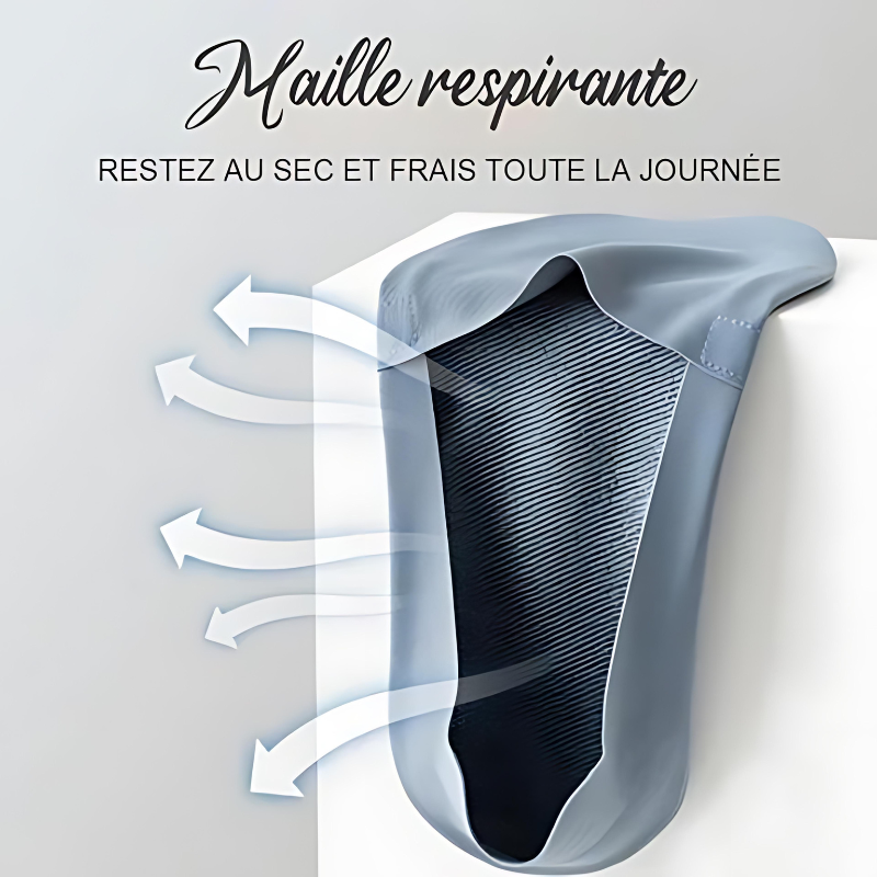 Chaussettes Éclipse™ en Soie Glacée Antidérapantes