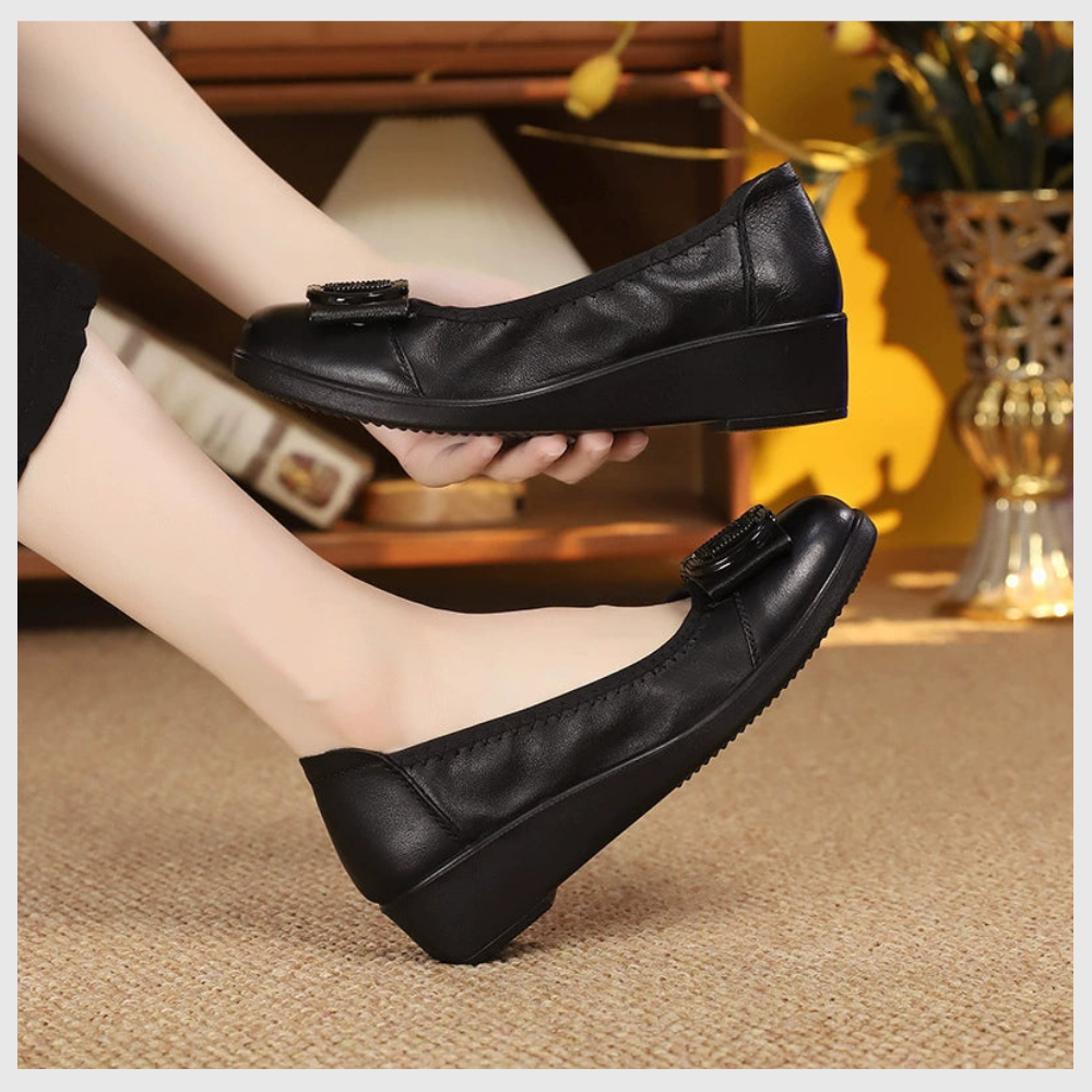 Chaussures en cuir souple