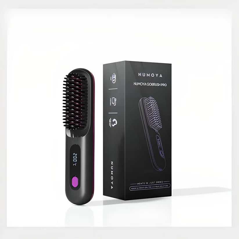 GlamBrush X™ - Brosse lissante portable