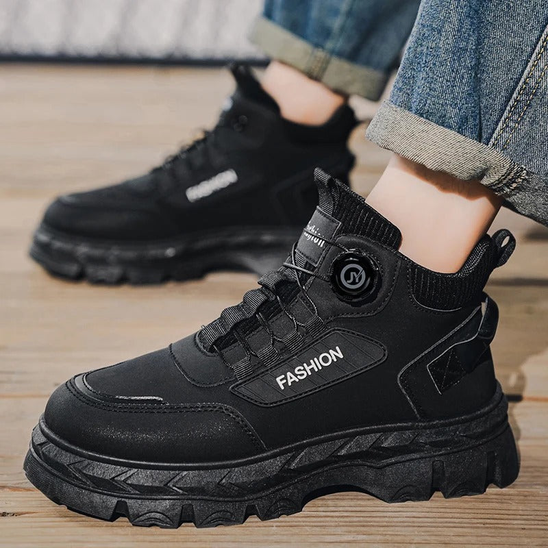 HéritageUrbain™ – Bottes Chunky Style Rétro pour Hommes