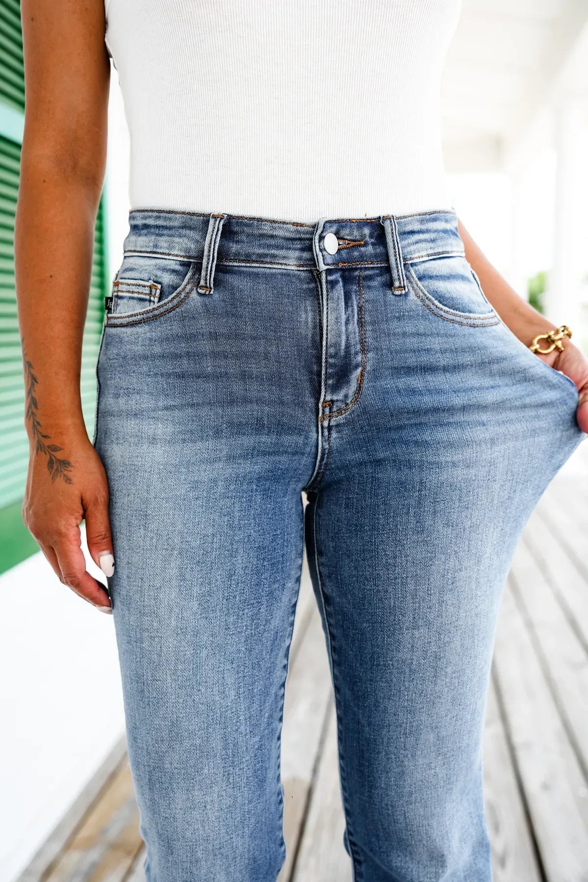 Jean FitCurve – Taille Haute, Effet Sculptant