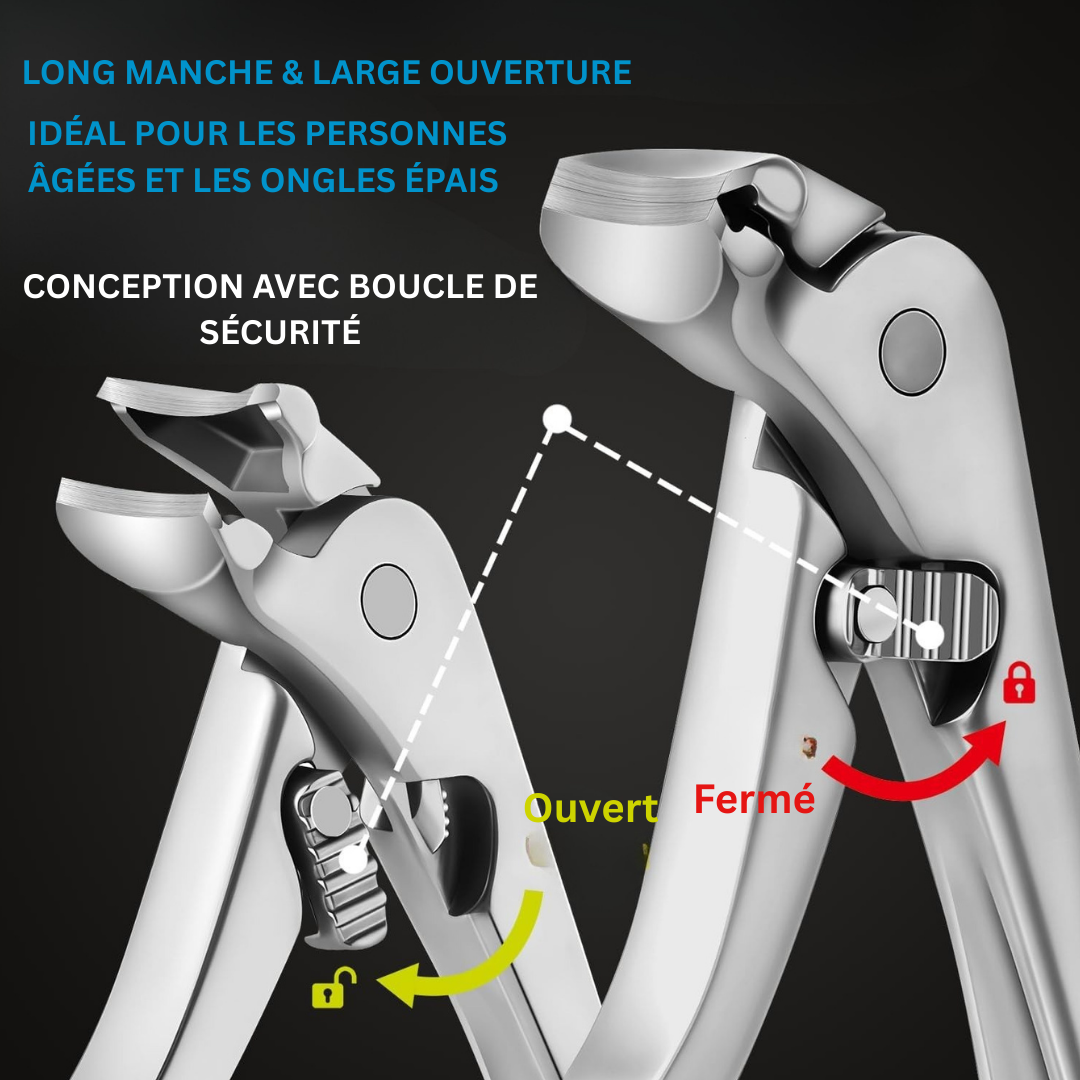 SeniorCut™ – Coupe-Ongles Ergonomique