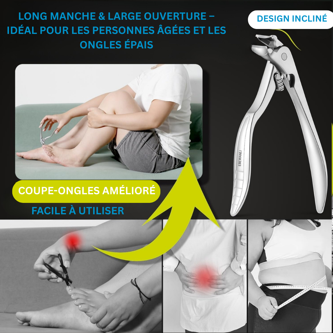 SeniorCut™ – Coupe-Ongles Ergonomique