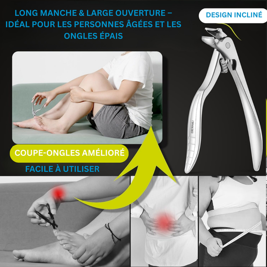 SeniorCut™ – Coupe-Ongles Ergonomique