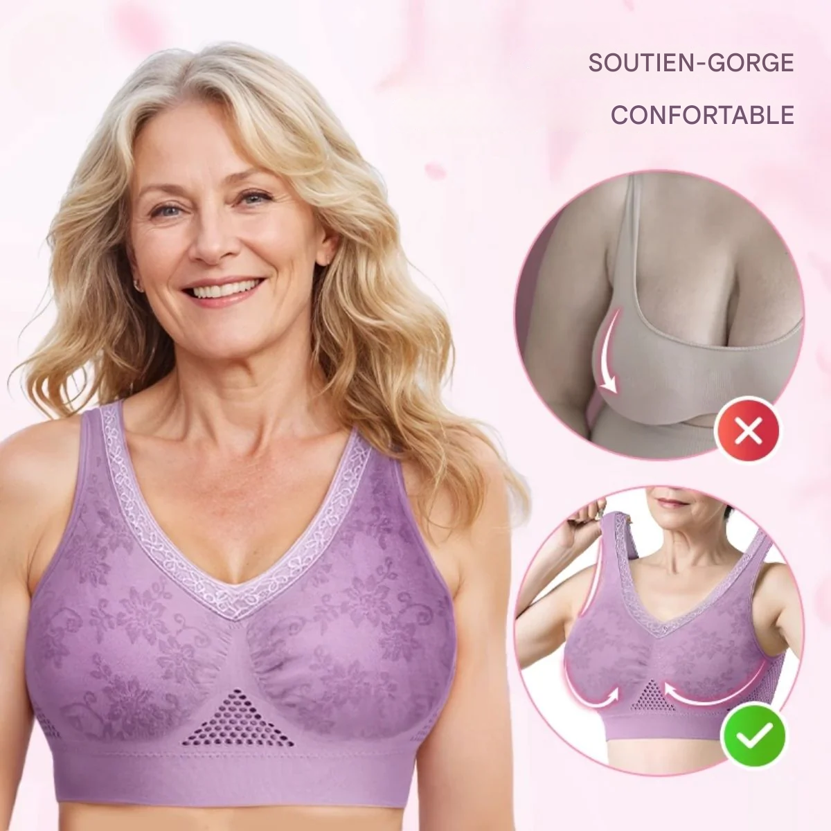 CalmiBra™ – Soutien-Gorge Sans Armature au Confort Naturel & Maintien Doux