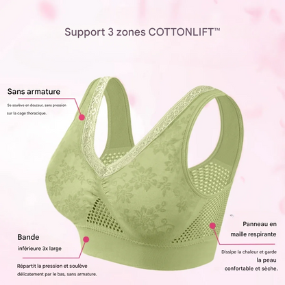 CalmiBra™ – Soutien-Gorge Sans Armature au Confort Naturel & Maintien Doux