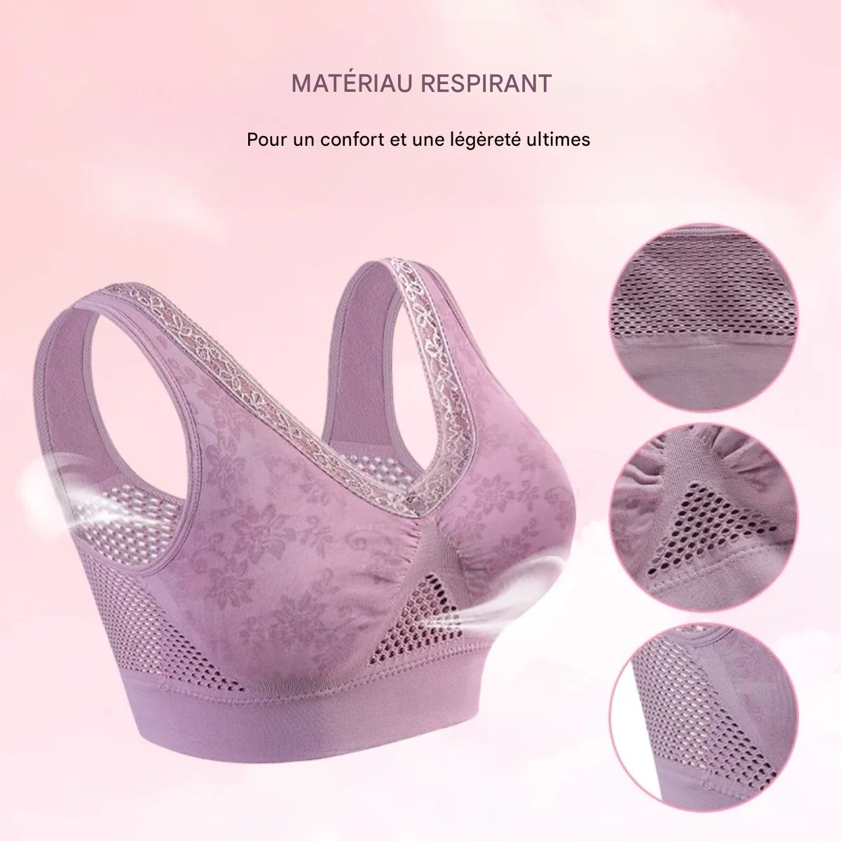 CalmiBra™ – Soutien-Gorge Sans Armature au Confort Naturel & Maintien Doux
