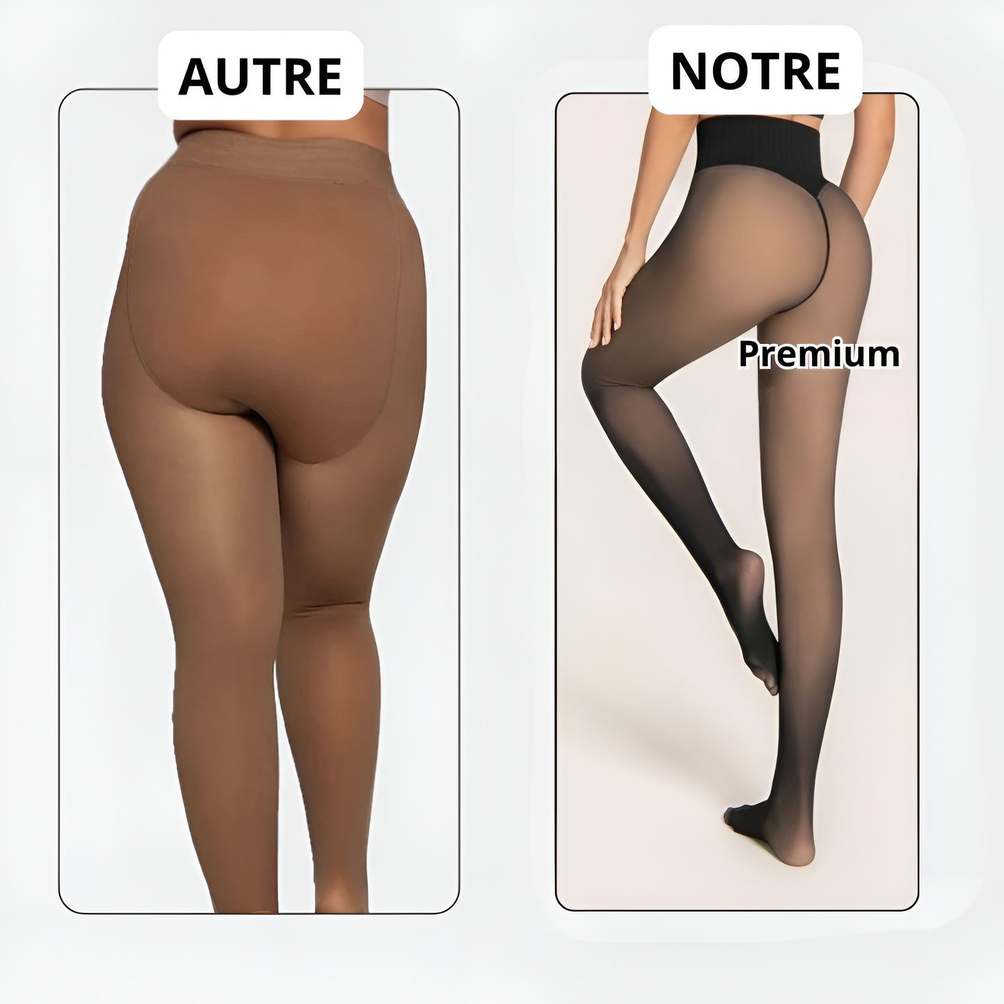 Polaruxe™-Leggings Sculptants Polaires à Couture Unique