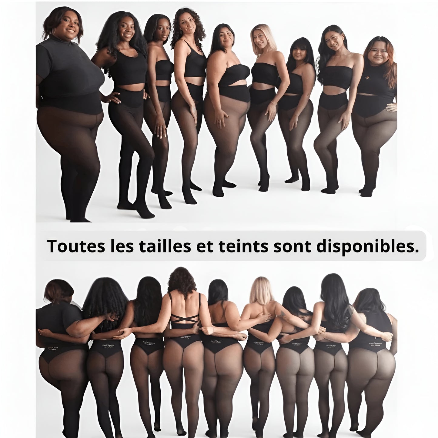 Polaruxe™-Leggings Sculptants Polaires à Couture Unique