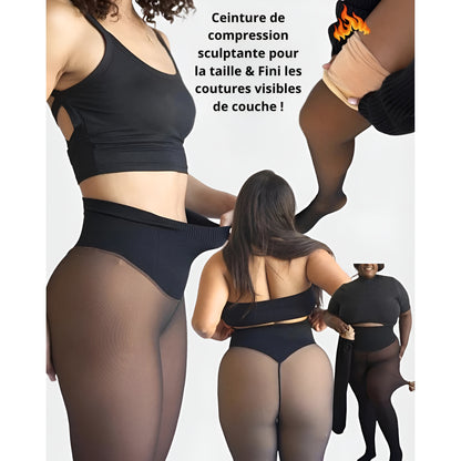 Polaruxe™-Leggings Sculptants Polaires à Couture Unique