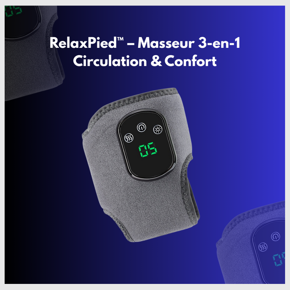 RelaxPied™ – Masseur 3-en-1 Circulation & Confort