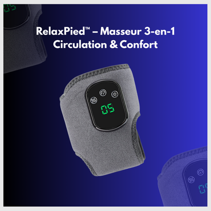 RelaxPied™ – Masseur 3-en-1 Circulation & Confort
