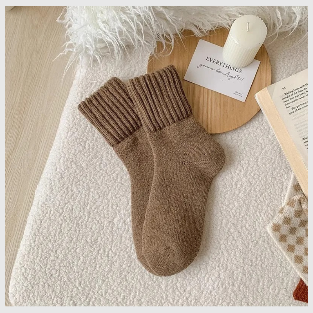 ChaleurDouce™ – Chaussettes Crew Thermiques (5 Paires)