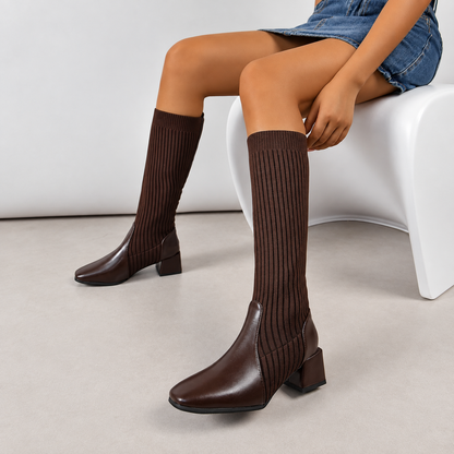 Élancia™-Bottes hautes extensibles pour mollets larges