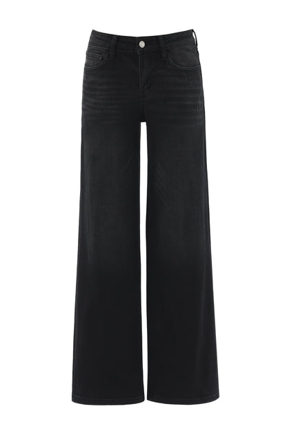 CourbeChic™ Jean Wide Leg Sculptant BBL — Taille Mi-Haute