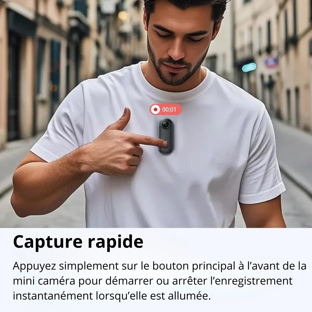 SKYPRO™ – Caméra POV 4K Mains Libres