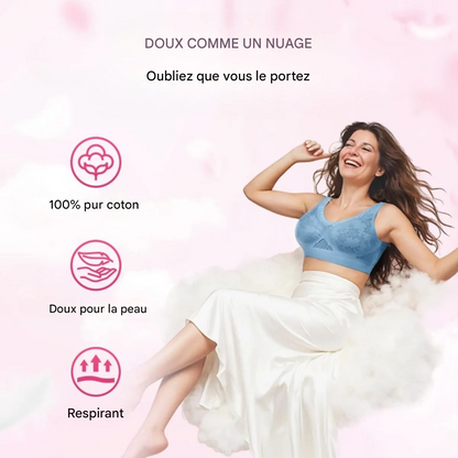 CalmiBra™ – Soutien-Gorge Sans Armature au Confort Naturel & Maintien Doux