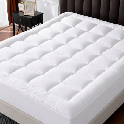 Surmatelas Suissmode™ Resort Luxe — Confort Hôtel & Fraîcheur Toute la Nuit