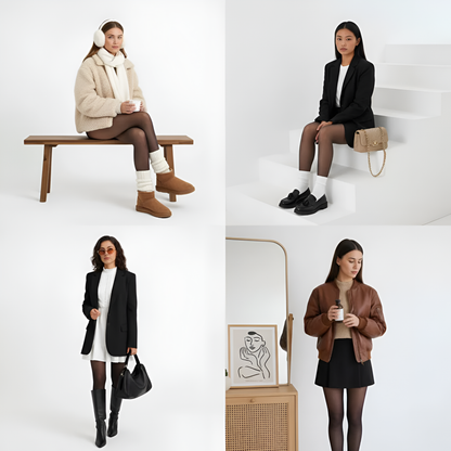 Polaruxe™-Leggings Sculptants Polaires à Couture Unique