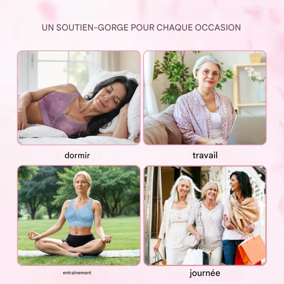 CalmiBra™ – Soutien-Gorge Sans Armature au Confort Naturel & Maintien Doux