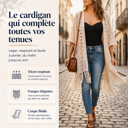 Cardigan Bohème Léger BelleBrise™