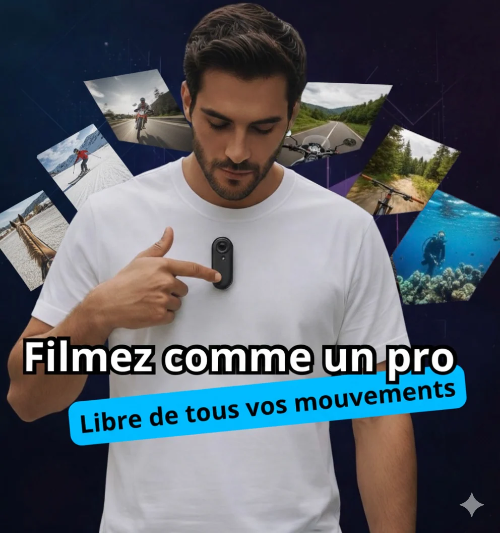SKYPRO™ – Caméra POV 4K Mains Libres