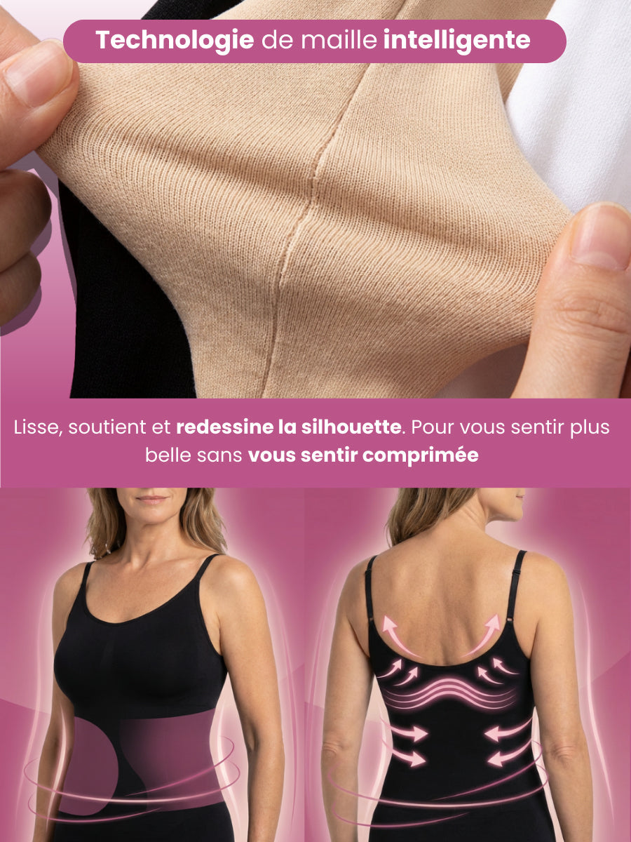 Débardeur Gainant SilhouetteX™ — Ventre Plat Immédiat