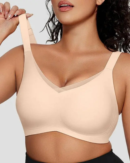 ÉléganciaSoft™ – Soutien-Gorge Confort Sans Armatures à Encolure V