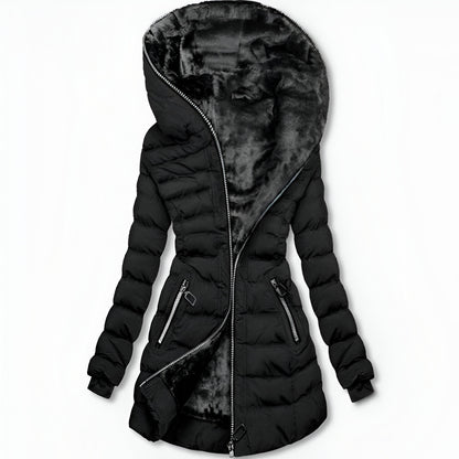 Frostique™ – Manteau Douillet à Capuche & Doublure Polaire