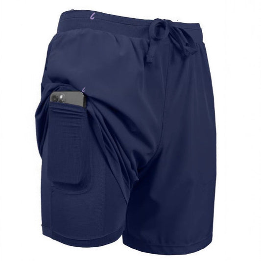 FlexMotion™ – Short Sport 2 en 1 Séchage Rapide avec Doublure Intégré