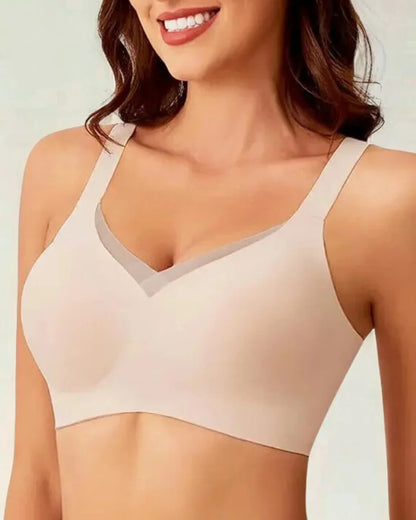 ÉléganciaSoft™ – Soutien-Gorge Confort Sans Armatures à Encolure V